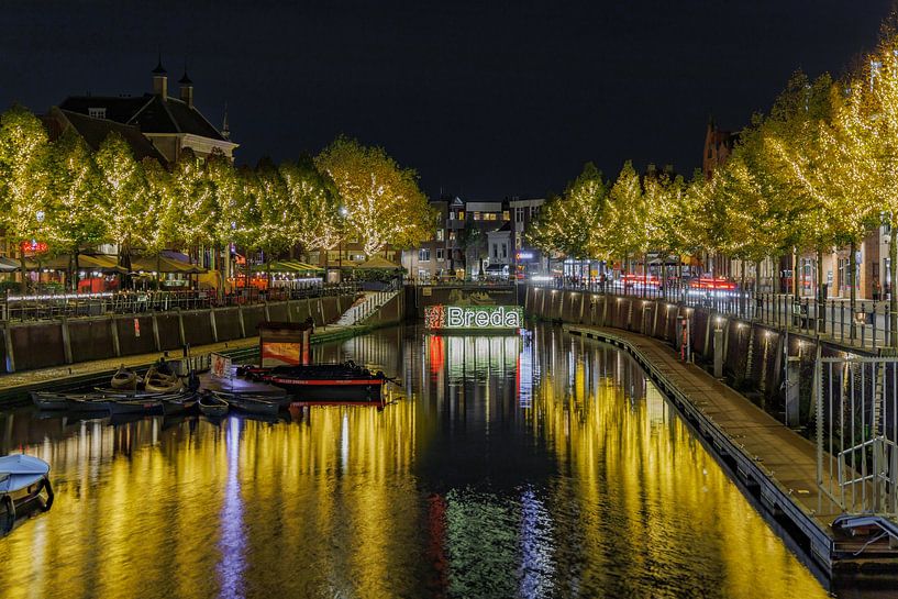 Stimmungsvoller Winterabend im Hafen von Breda von I Love Breda