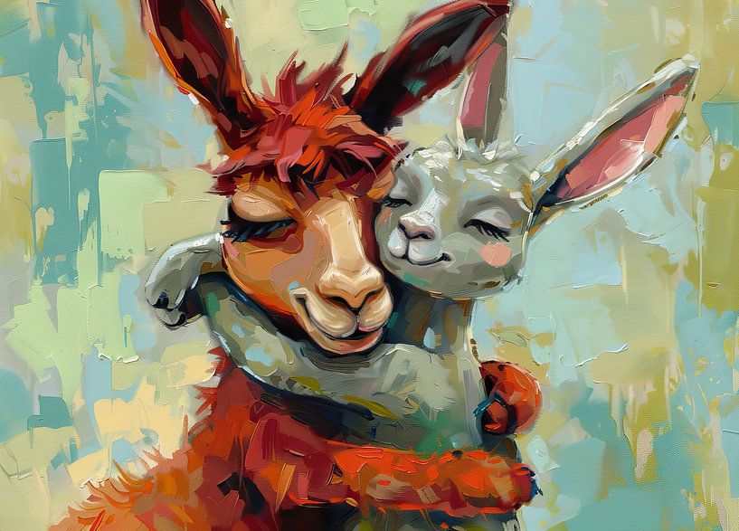 Hug Hues by Eye catching paintings