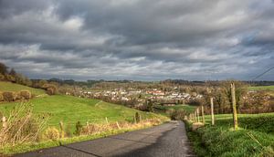 Mooie luchten boven de Keutenberg in Zuid-Limburg von John Kreukniet