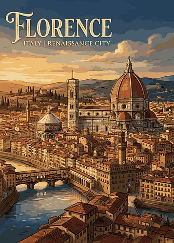 Affiche « Florence, ville de la Renaissance »