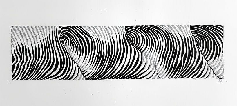 Modern Lines | Modern von ARTEO Gemälde