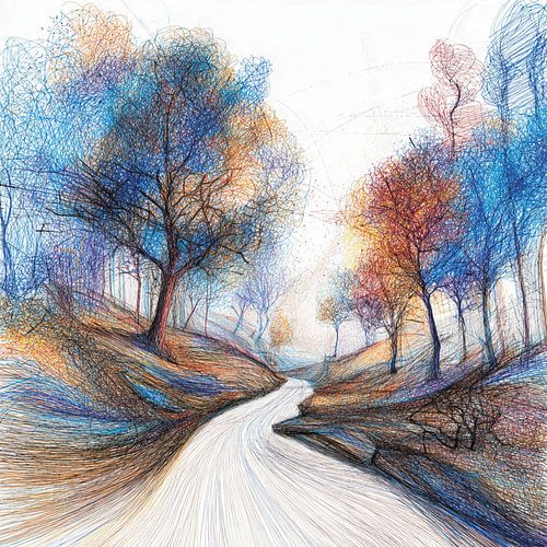 Flüsternder Baumpfad