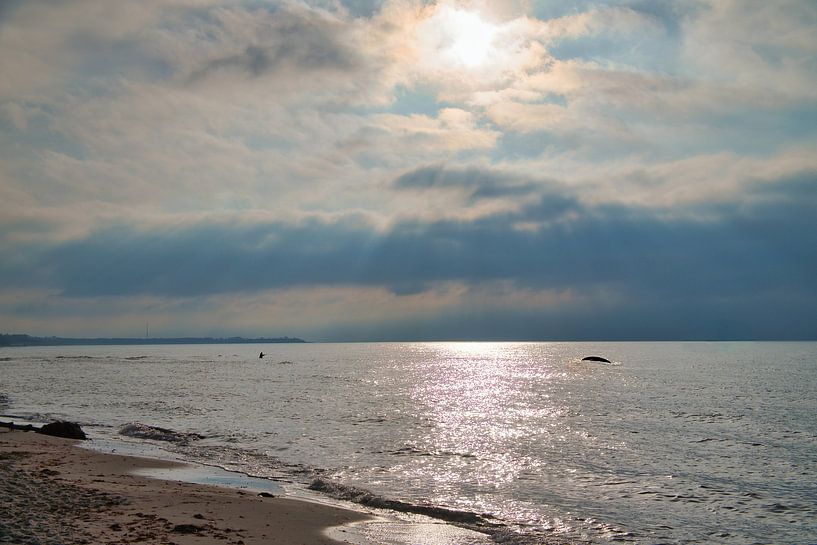 On the sandy beach of the Baltic Sea coast by Martin Köbsch