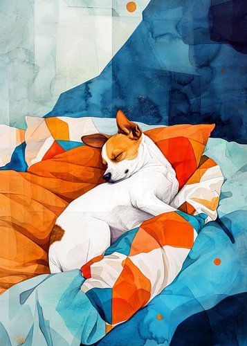 Slapende hond #dier #hond