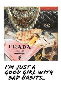 Polaroid Vanitas Series: Bad Habits Status Desire Impermanence by Beautiful Thrills