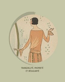 Ruhe, Sauberkeit und Regelmäßigkeit | Historisches Art Deco | Mode/ Modedruck | Moderne trifft Klass von NOONY