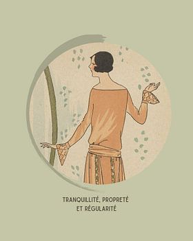 Ruhe, Sauberkeit und Regelmäßigkeit | Historisches Art Deco | Mode/ Modedruck | Moderne trifft Klass