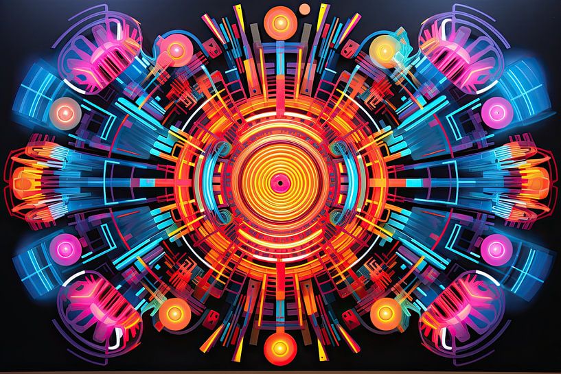 Symmetry by Abstract Painting