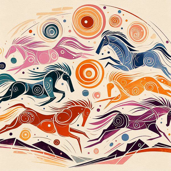 Crazy Horses by Fernando Vieira