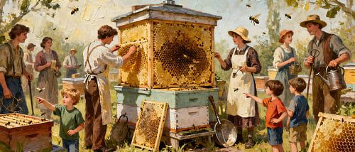 Das Summen der Bienen – Eine Imkerei im Sommer