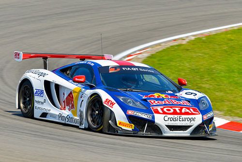 McLaren MP4-12C raceauto op Zandvoort