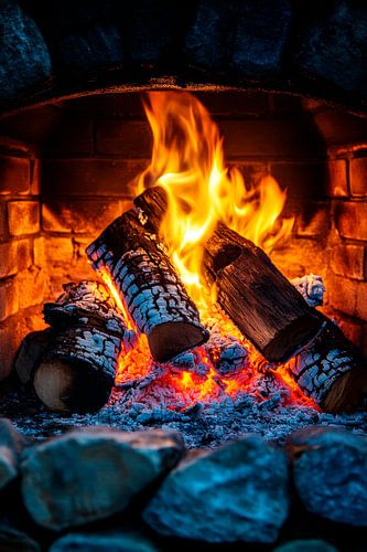 Loderndes Feuer