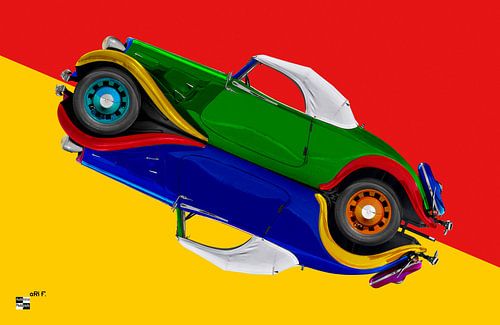 Citroën Traction Avant Convertible Harlequin TWINS