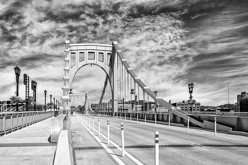 Roberto Clemente Brug Pittsburgh | Monochrom