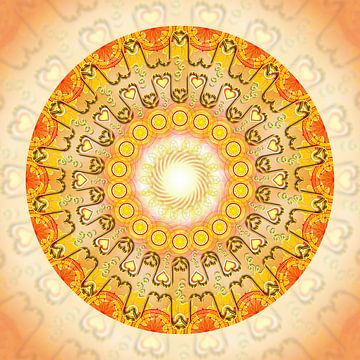 Crystal Mandala-Sun God-22.9.2023 by SHANA-Lichtpionier