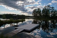 Miroir du lac suédois