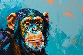 Schimpanse von Poster Art Shop