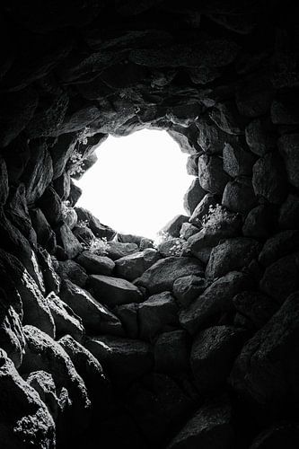 Von einem Brunnen aufschauen