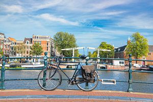 Amsterdam centrum grachtengordel in de zomer