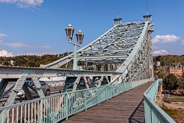 Pont bleu à Dresde sur Rob Boon