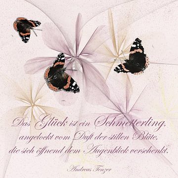 Geluk is een vlinder ...., van Christine Nöhmeier