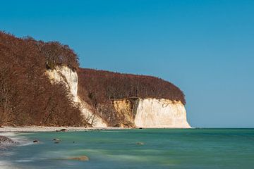 Kreidefelsen an der Küste der Ostsee auf der Insel Rügen