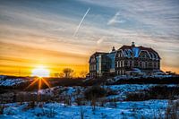 zonsopgang in de duinen van Egmond aan Zee