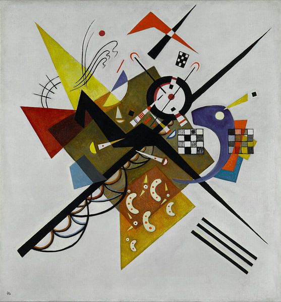 Op wit II, Wassily Kandinsky van Meesterlijcke Meesters