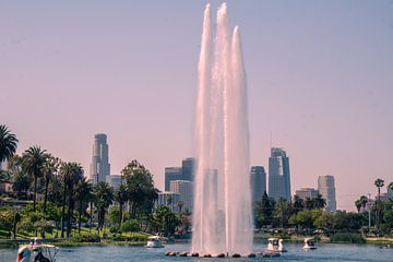 Skyline von Los Angeles von Nynke Nicolai