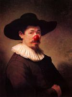 Rembrandt Herman Doomer mit Clownsnase