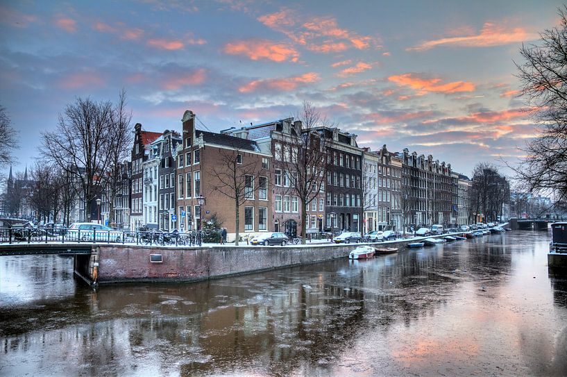 Winter Prinsengracht par Dennis van de Water