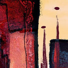 Erleben in Rot, Vanille, Hellgelb  -  02