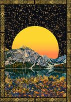 Lune et étoiles