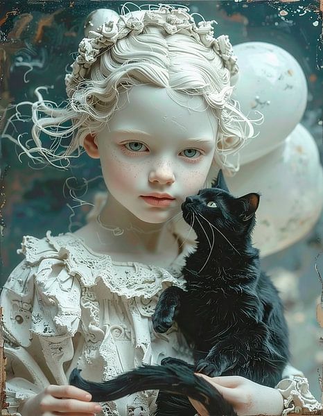 Girl in white... by Ans Bastiaanssen