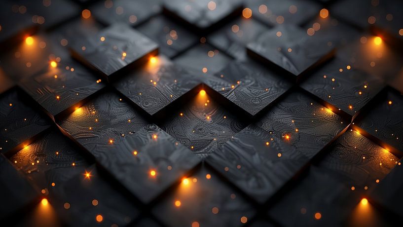 Luxury picture gold black by de-nue-pic