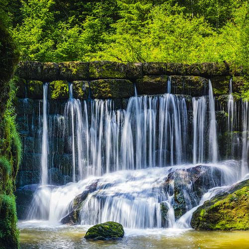 the Gerats waterfall near Rettenberg in the Allgäu