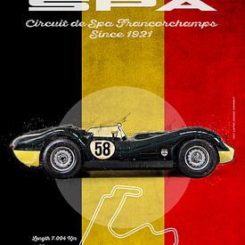 Spa Francorchamps Vintage sur Theodor Decker