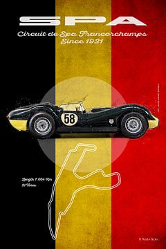 Spa Francorchamps Vintage sur Theodor Decker