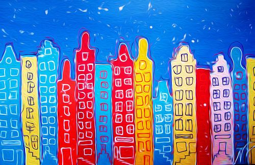 Grachtenhäuser in Amsterdam