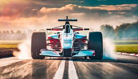 Racewagens op de weg