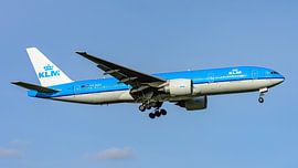 KLM-Passagierflugzeug Boeing 777-200. von Jaap van den Berg