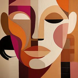 Abstracte Geometrische Harmonie van Wall Wonder