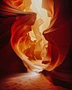 Antilopen Canyon van fernlichtsicht thumbnail
