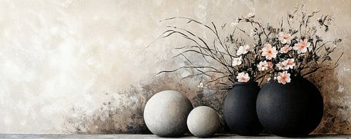 Bloem en Vaas 75.9232 van ARTEO Schilderijen