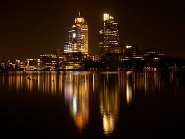 Buildings Reflected in the Amstel River by Dushyant Mehta