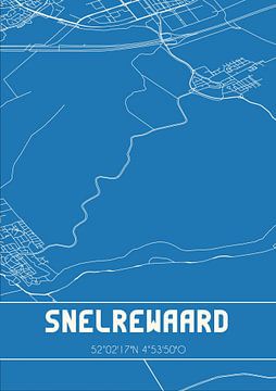 Blueprint | Map | Snelrewaard (Utrecht) by Rezona