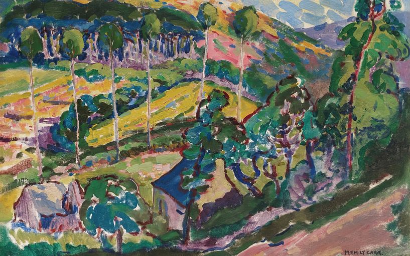 Emily Carr - Landschap van Peter Balan