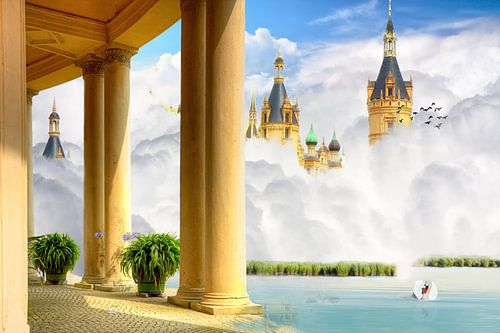 Kasteel in de wolken