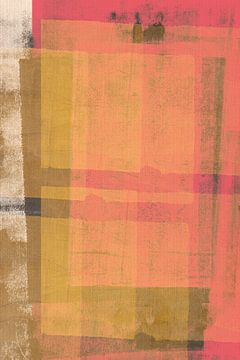 Luminous abstract with textured geometric shapes by Abstract Minimalist Art