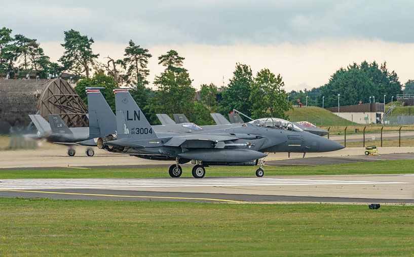 U.S. Air Force McDonnell Douglas F-15E Strike Eagle. by Jaap van den Berg